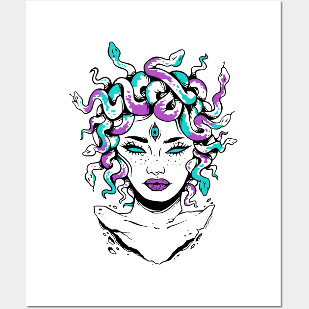 Third Eye Medusa Wall Art by Bomb171